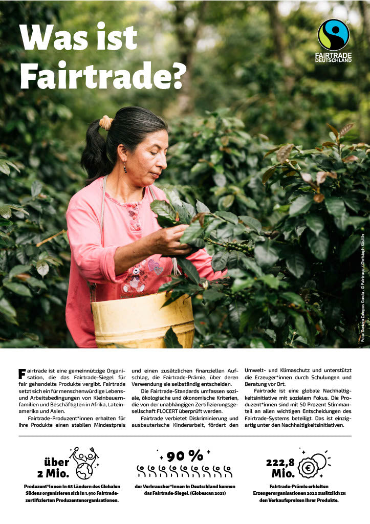 Posterreihe - Fairtrade & Klima