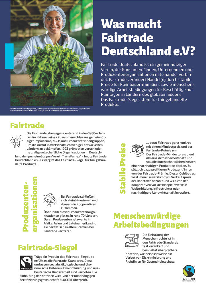 Posterreihe - Fairtrade & Engagement