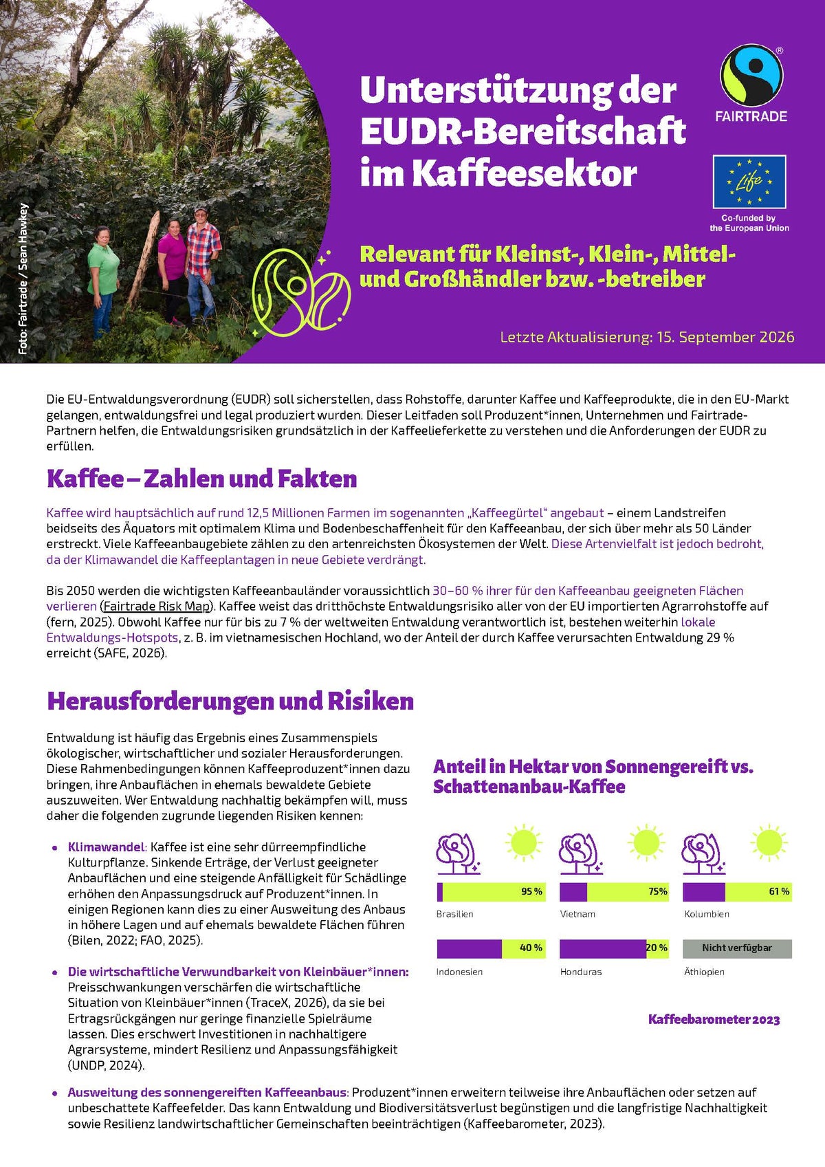 EUDR-Leitfaden für Kaffee