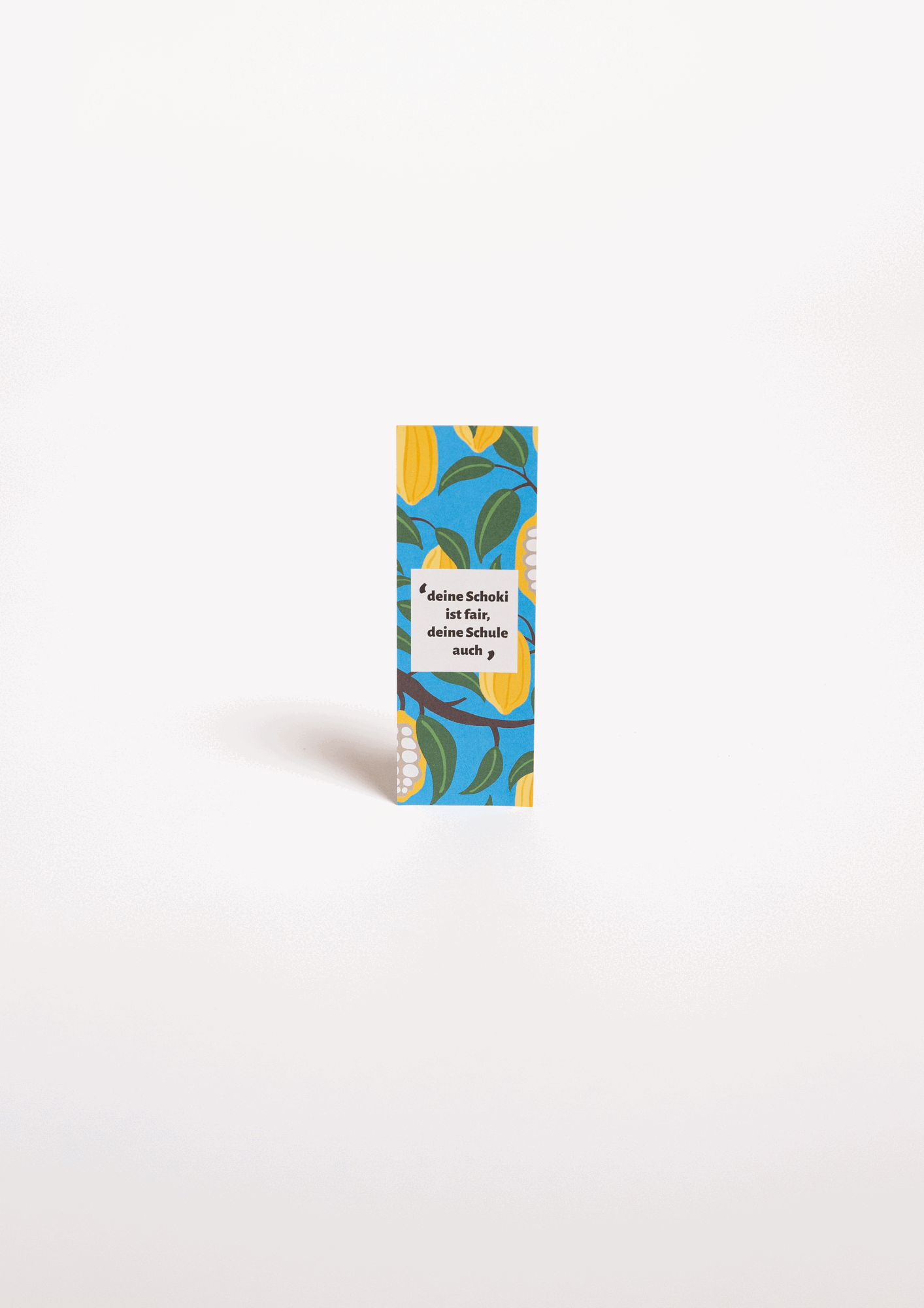 Fairtrade-Schools Lesezeichen Schoki