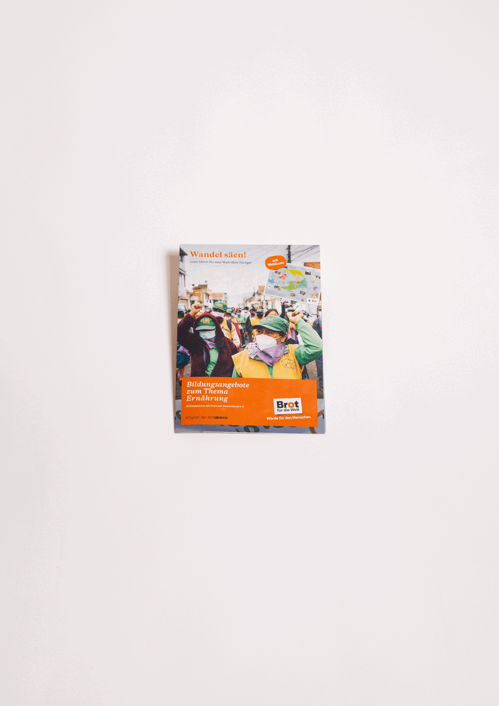 Fairtrade-Schools Weltkarte Ernährung