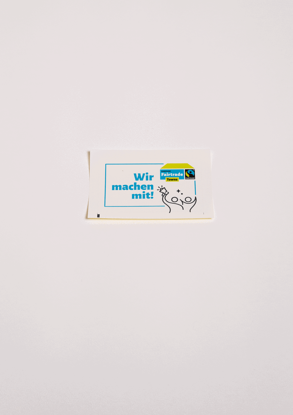 Aufkleber "Wir sind Fairtrade-Town"
