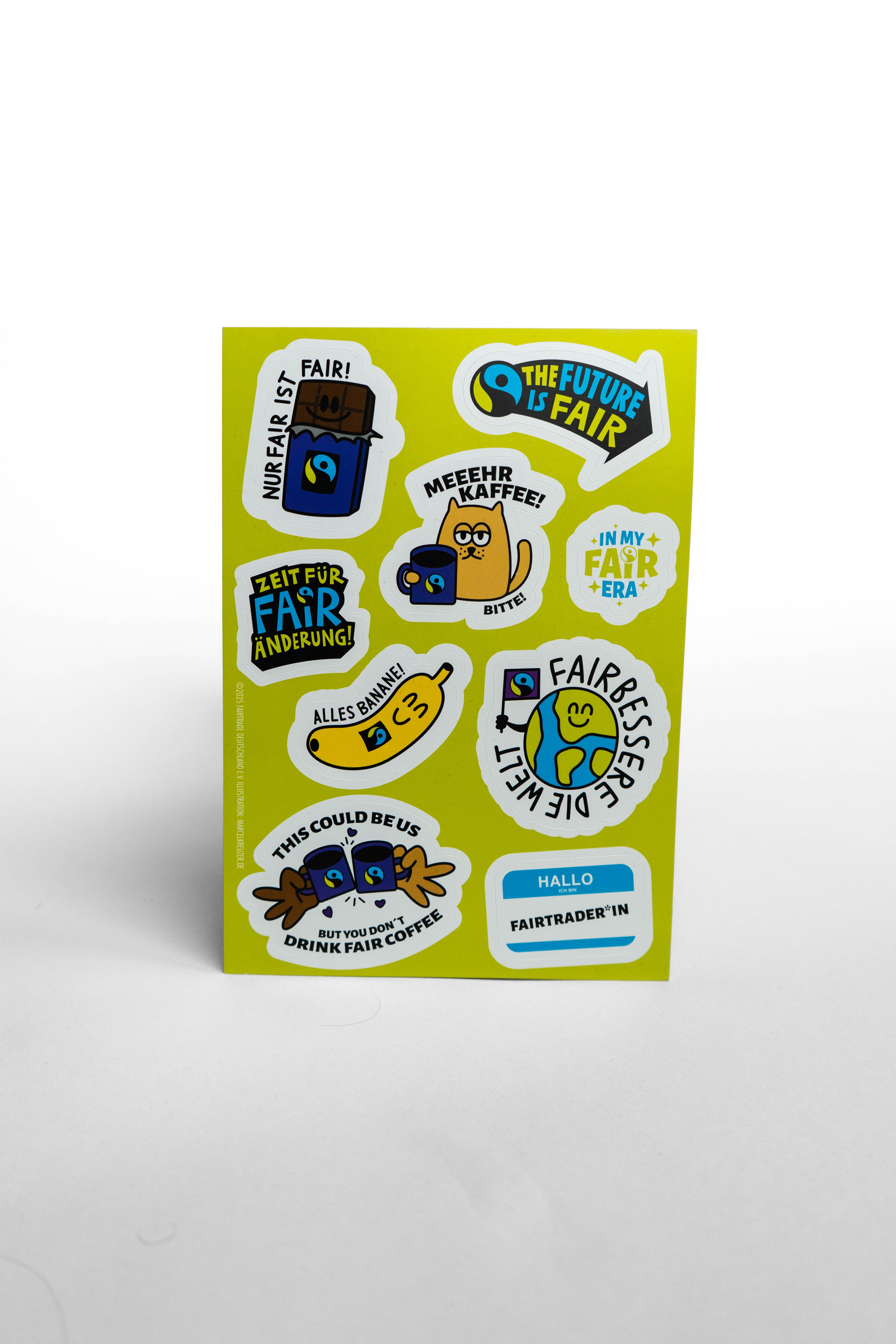 Stickerbogen Fairtrade