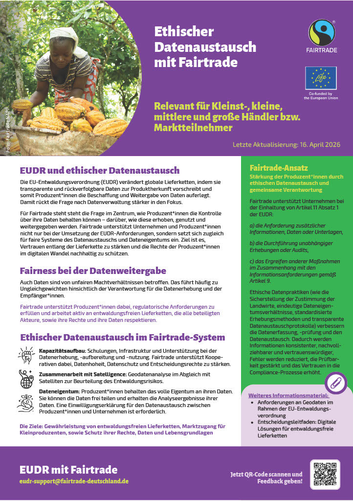 Ethischer Datenaustausch mit Fairtrade