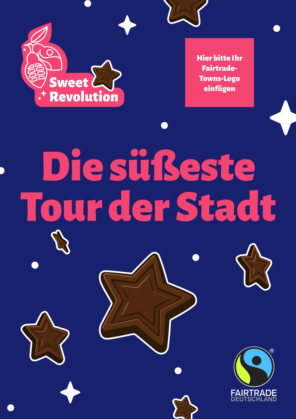 Druckvorlage Poster "Die süßeste Tour der Stadt"