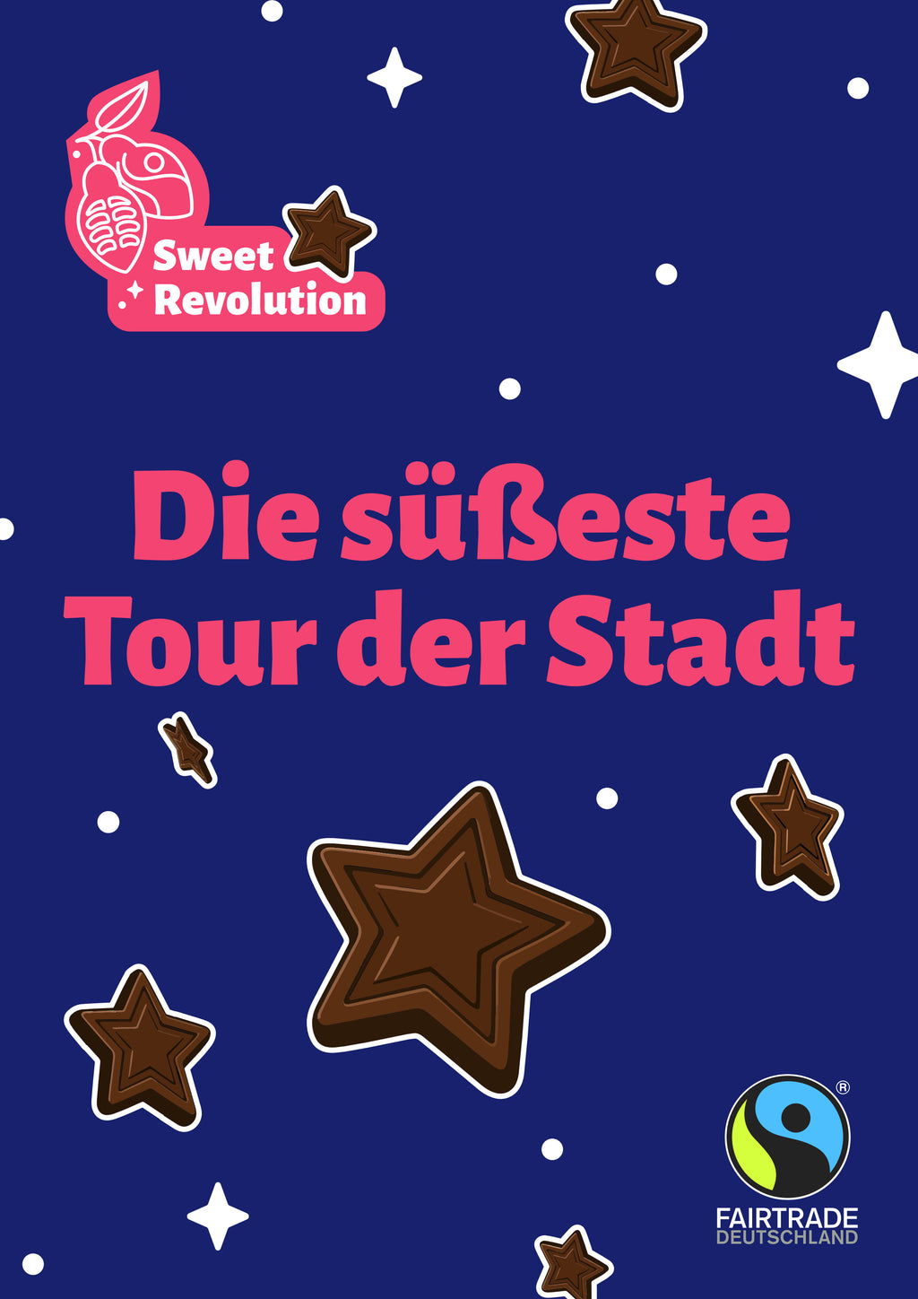 Druckvorlage Poster "Die süßeste Tour der Stadt"