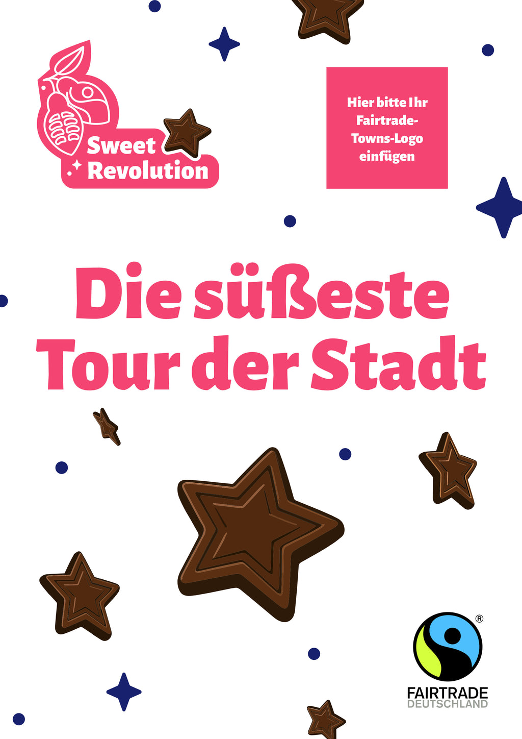 Druckvorlage Poster "Die süßeste Tour der Stadt"