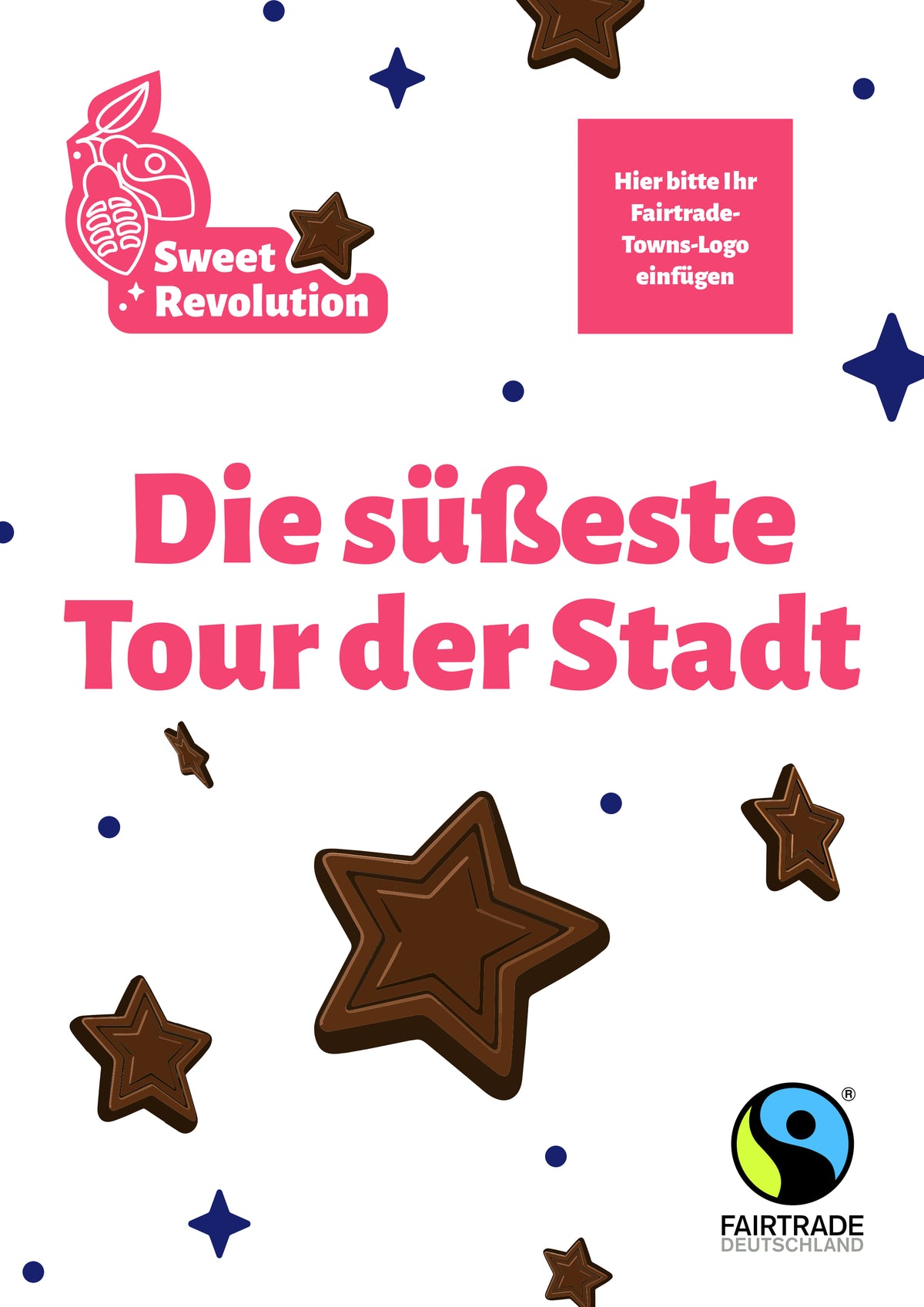 Druckvorlage Poster "Die süßeste Tour der Stadt"