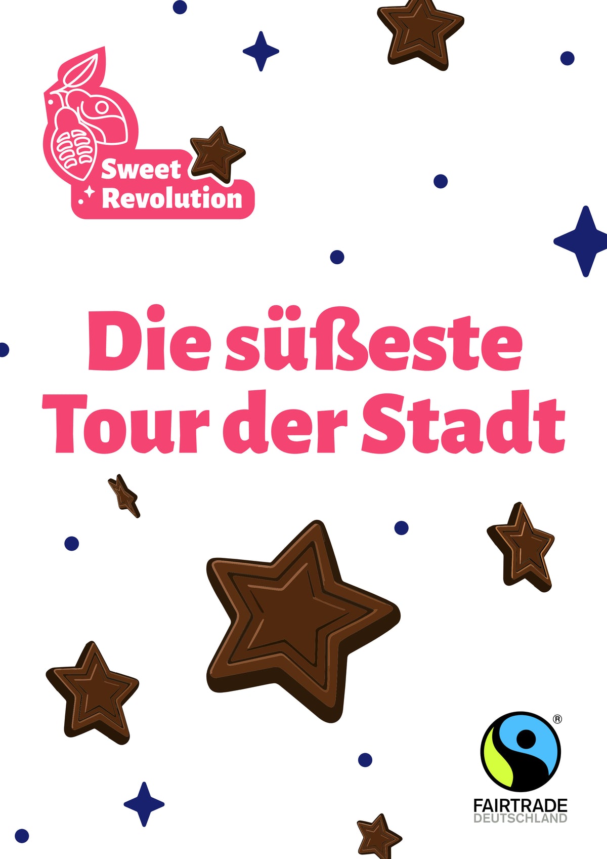 Druckvorlage Poster "Die süßeste Tour der Stadt"