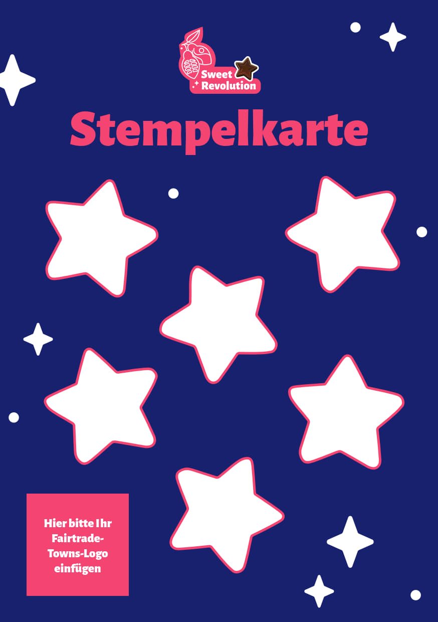 Stempelkarte für die Schokoladen-Rallye zum Nikolauswochenende