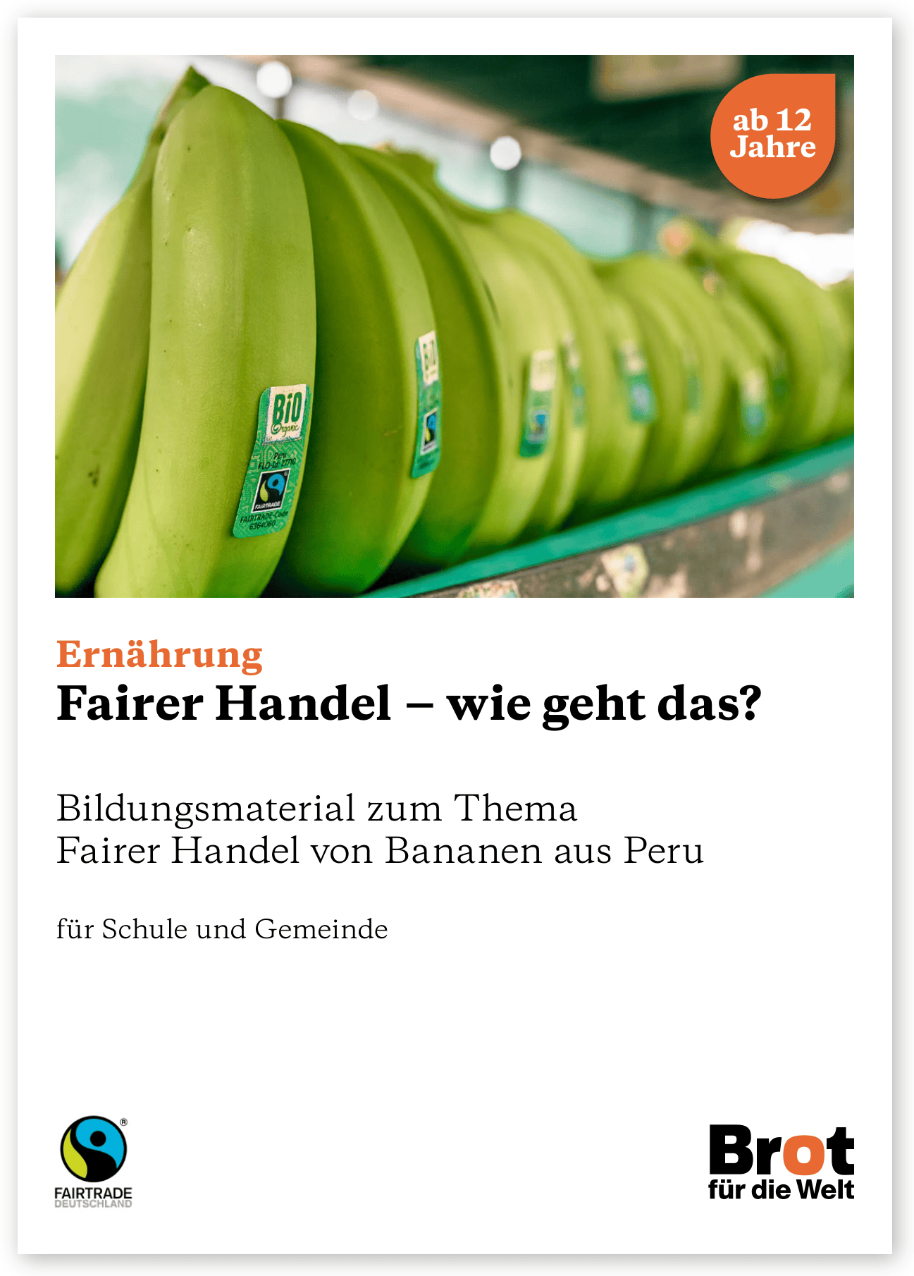 Bildungsmaterial zu Fairtrade-Bananen aus Peru